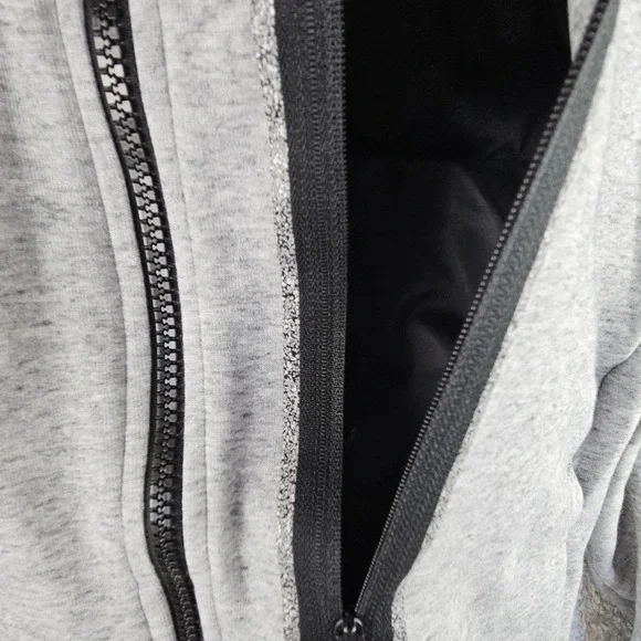 Nike Tech Fleece Hoodie Mens Small Grey Full Double Zip Sweatshirt DD4688-010 - Picture 13 of 16